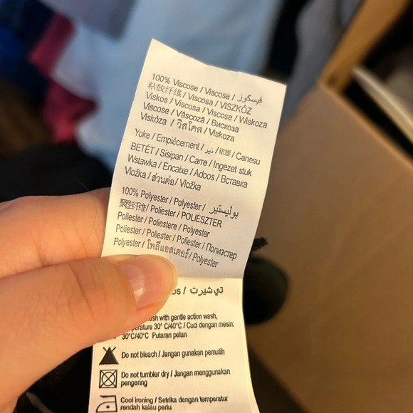 CAMAIEU BLACK & WHITE STRIPED BLOUSE - Picture 5 of 5